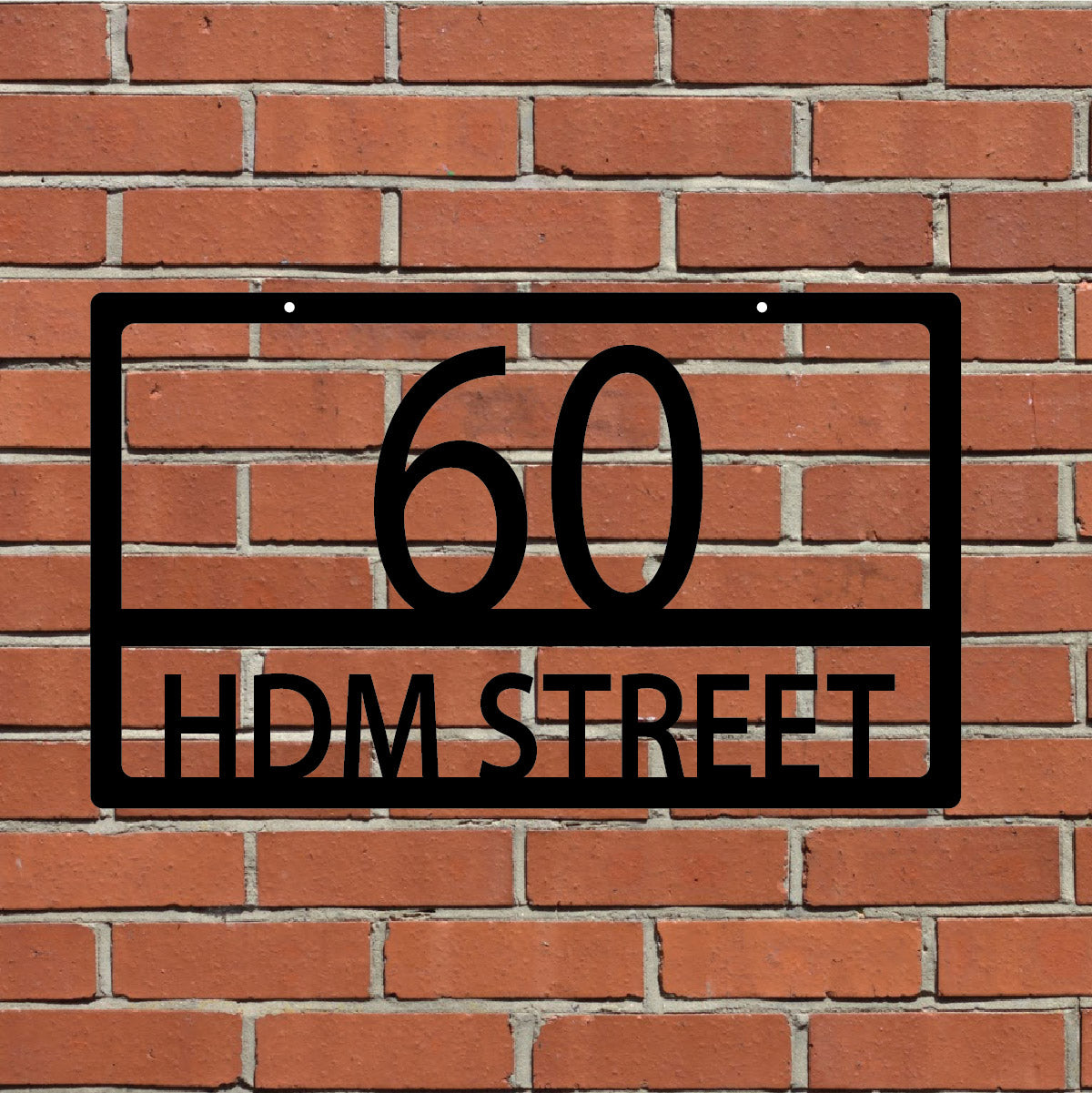 Custom House Address Sign Design 5
