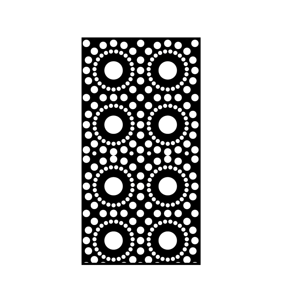 Circled Geometric Decorative Screen