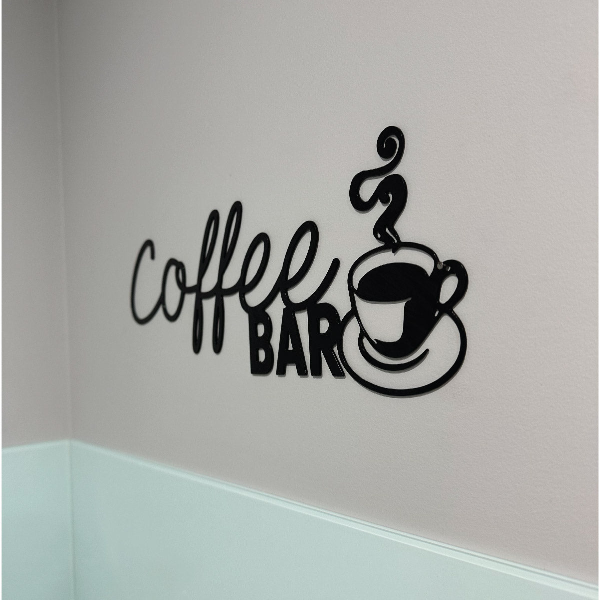 Metal Coffee Bar Sign