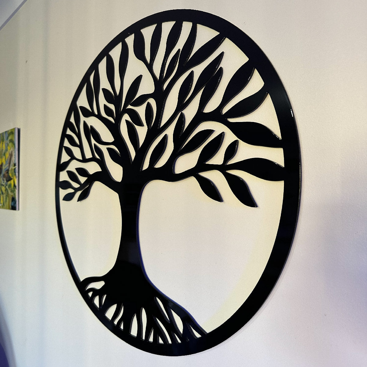 Circle Tree of Life Metal Wall Art