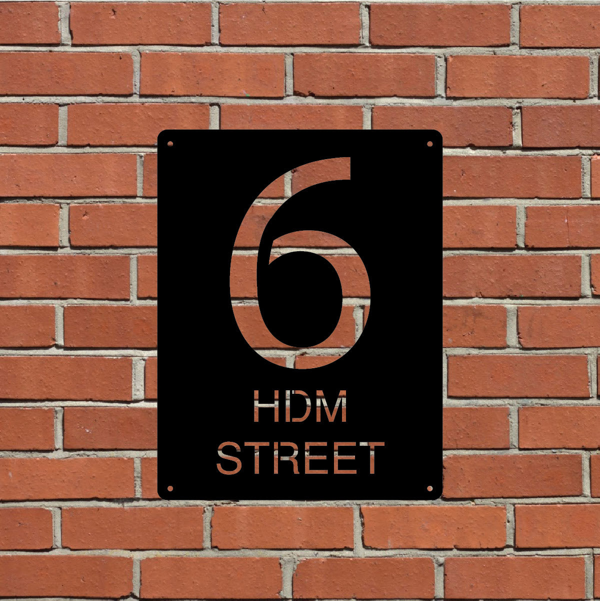 Custom House Address Sign Design 3