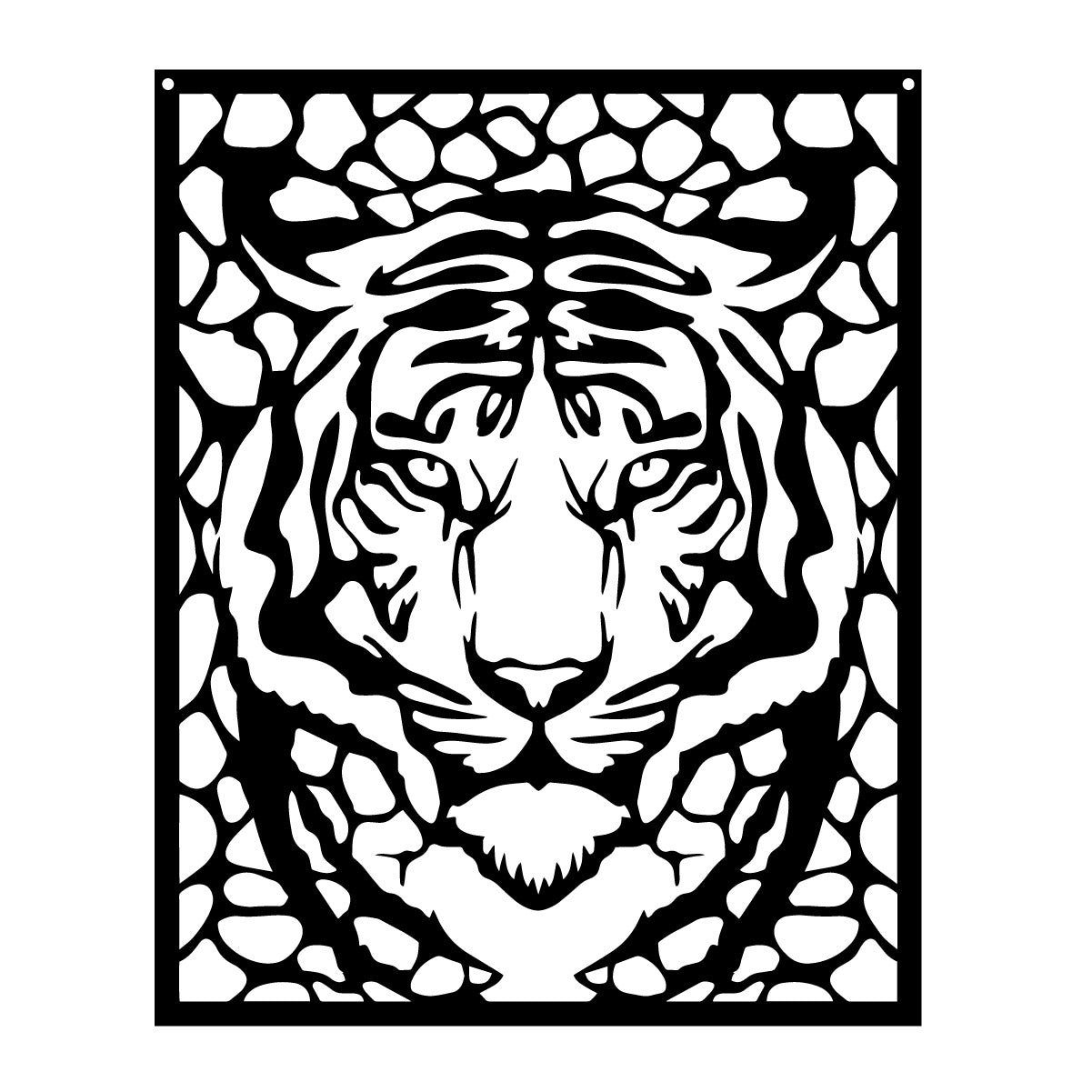 Tiger Metal Wall Art