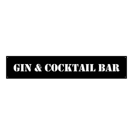 Gin & Cocktail Bar Sign