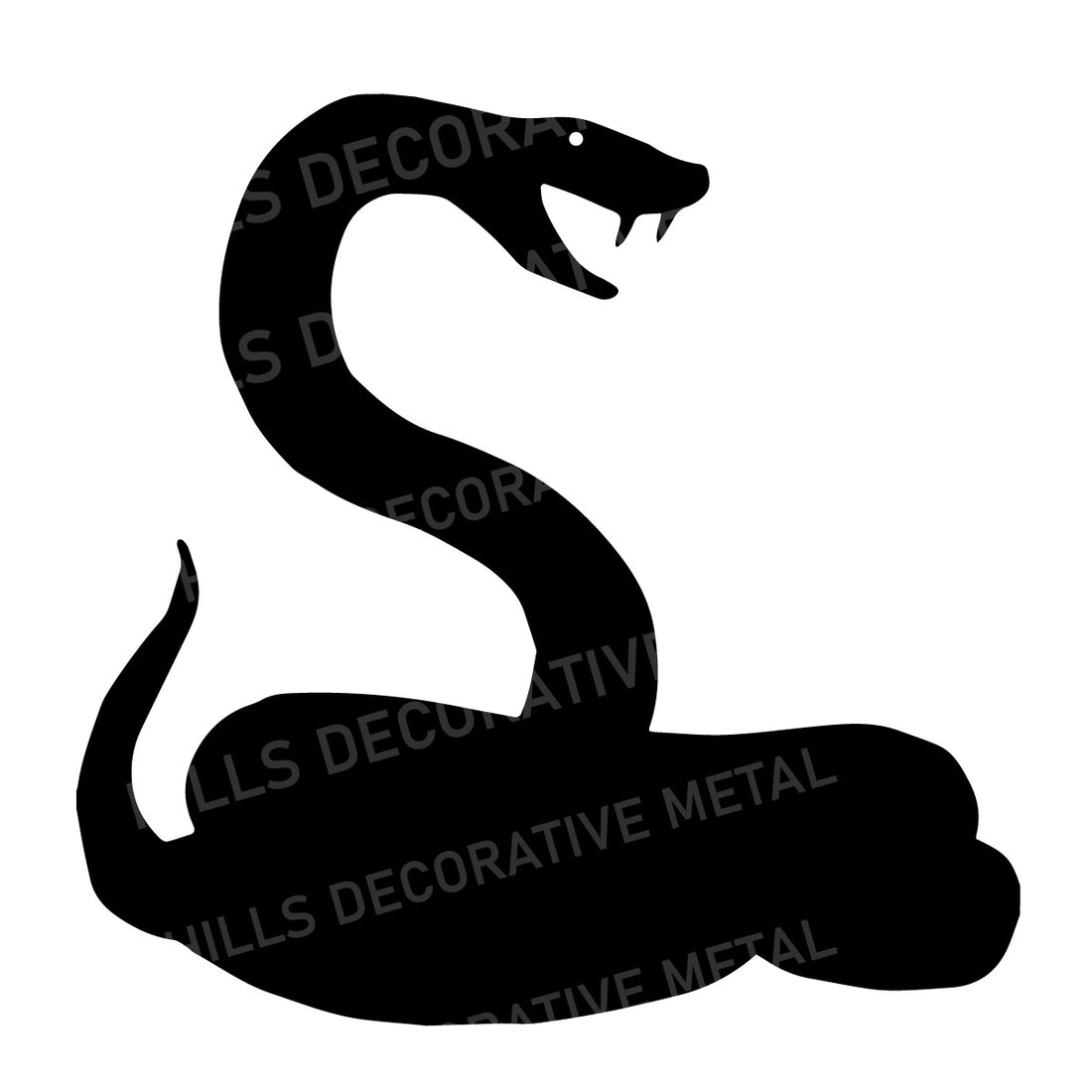 Metal Snake Silhouette hillsdecorativemetal