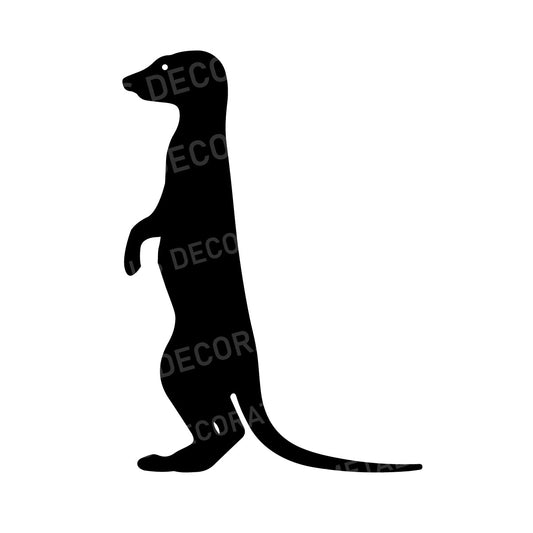 Metal Meerkat Silhouette