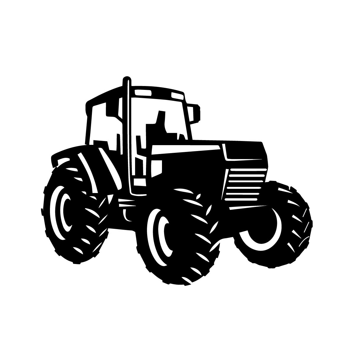 Tractor Silhouette Sign