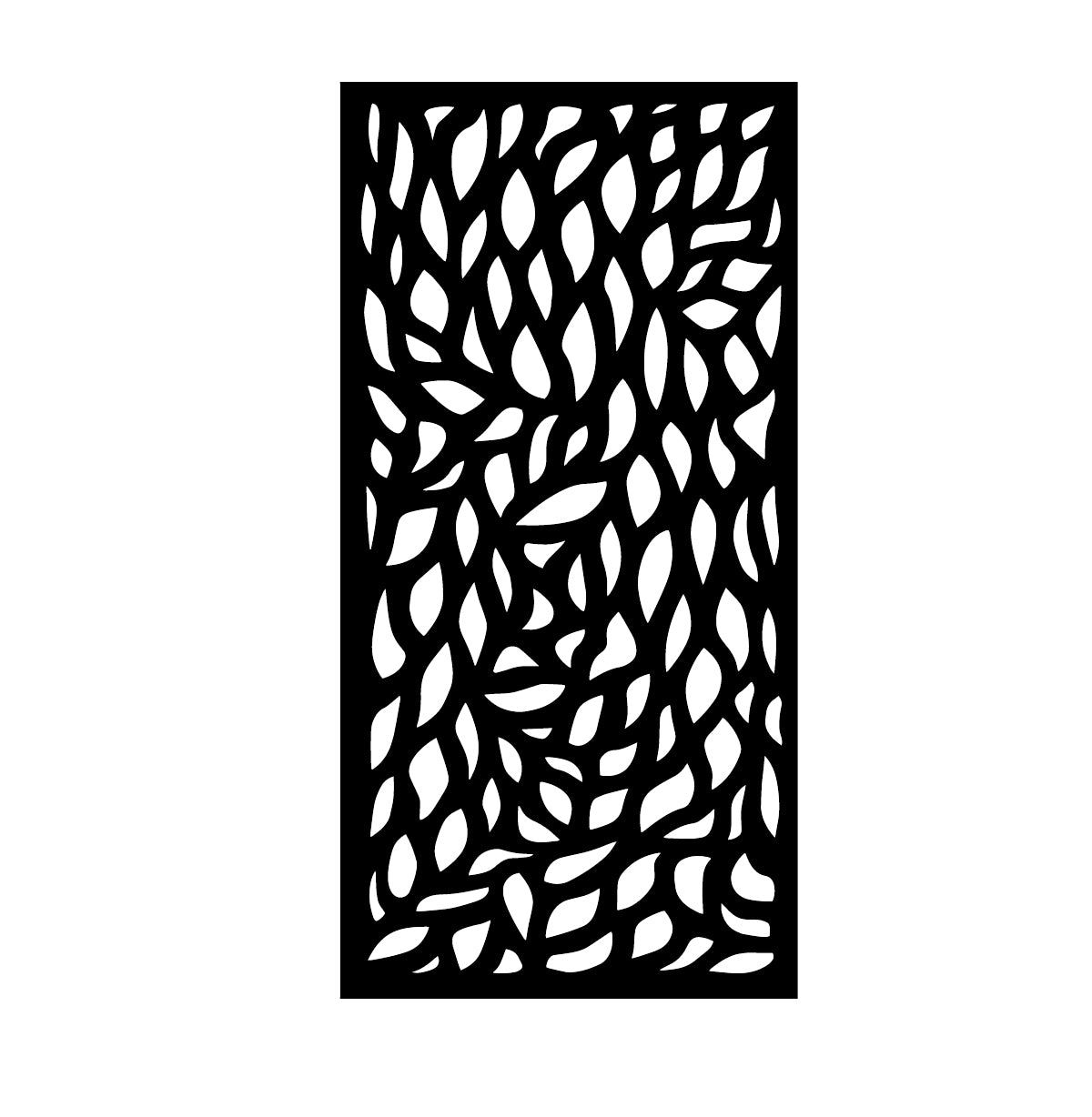 Earthy Window Screen Earthy Decorative Screen – hills-decorative-metal