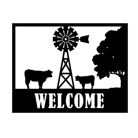 Farm Welcome Sign